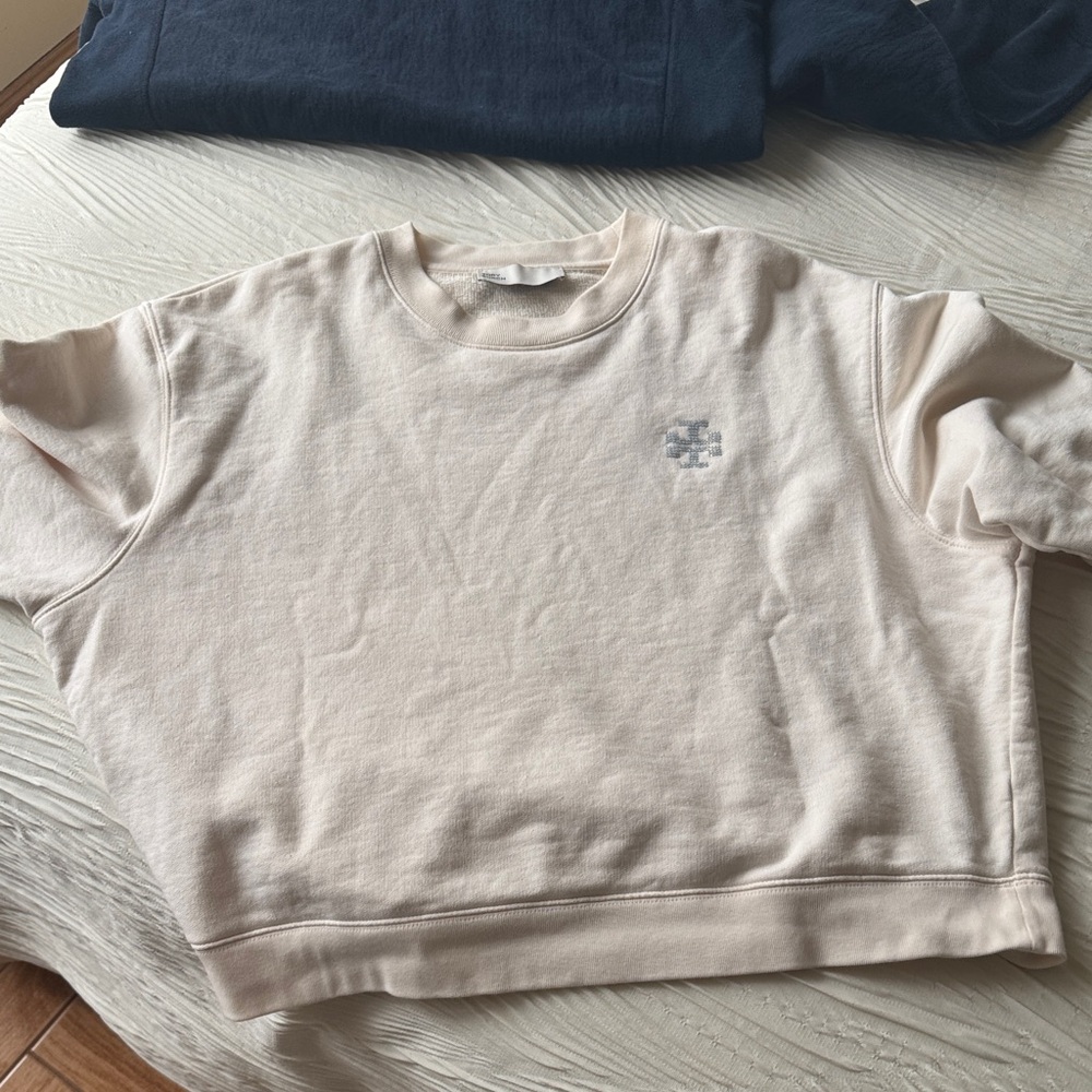 Tory Burch Cream Knit Top